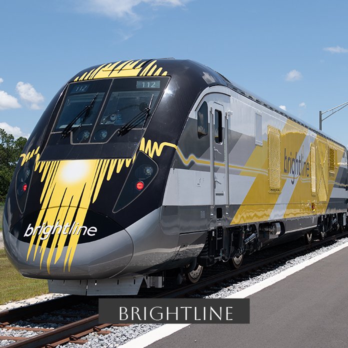 Brightline high-speed train